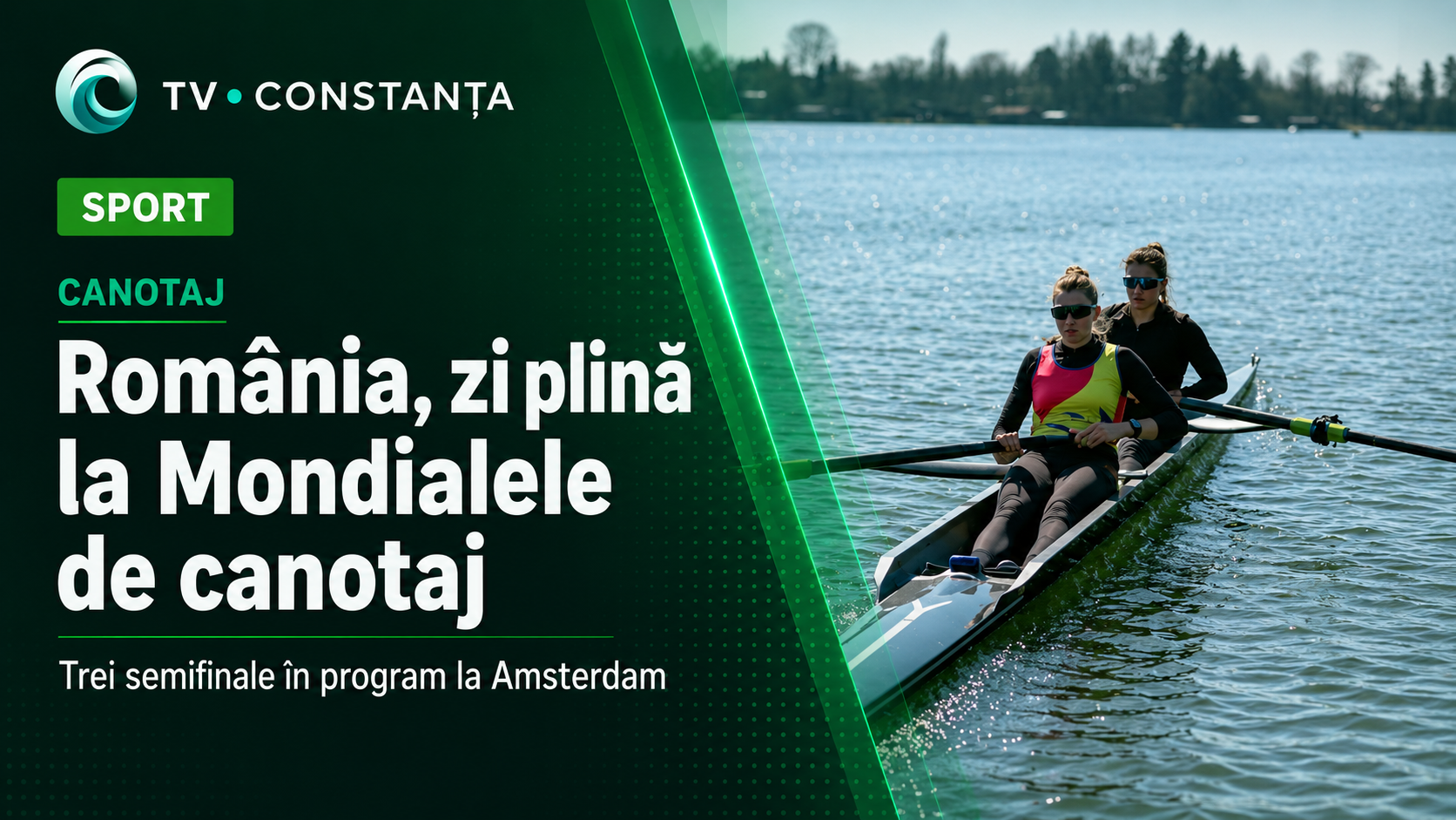 România, zi plină la Mondialele de canotaj — trei semifinale în program la Amsterdam