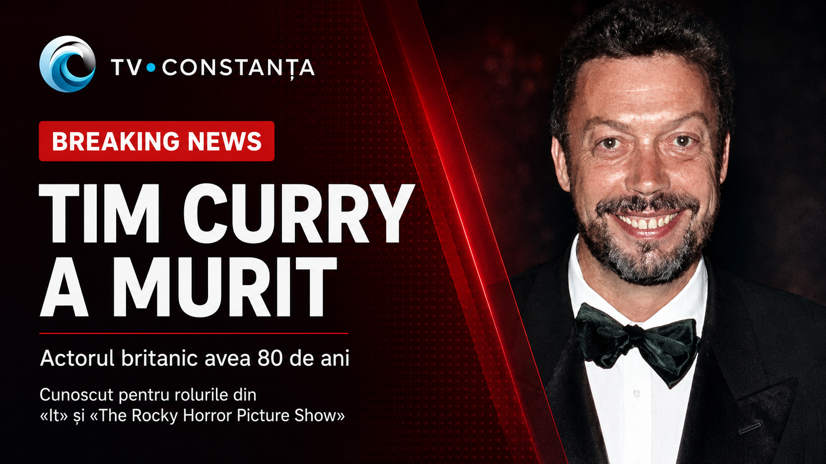Breaking News — Tim Curry a murit la 80 de ani